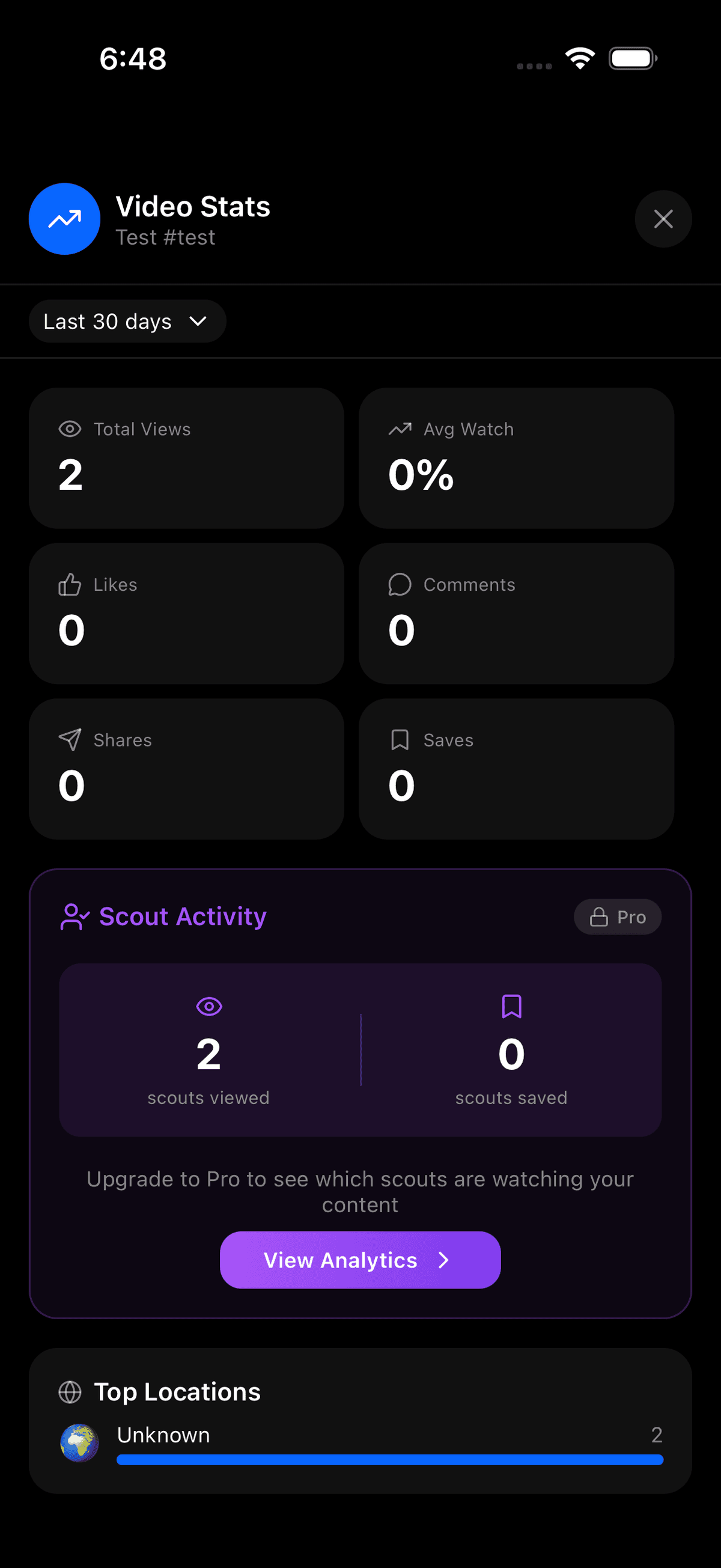 Scout Me Pro app screenshot 6 showing football scouting features